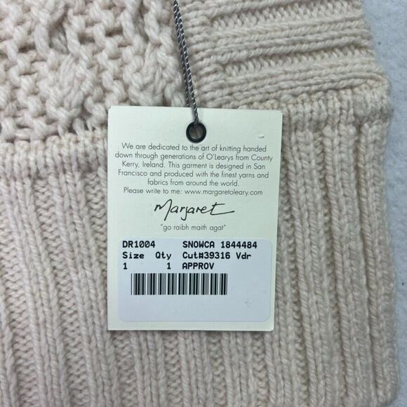 Margaret O'leary Poncho Shrug Womens Size 1 Knit Turtle Neck Lambswool Blend - Picture 3 of 7